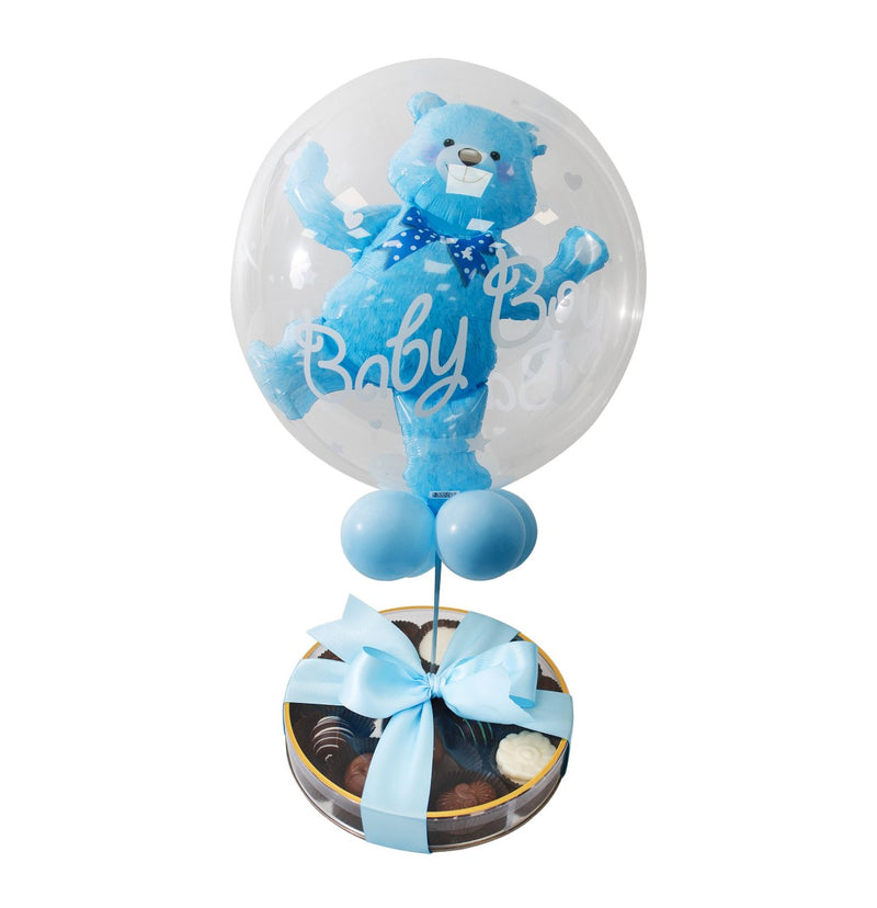 Baby Boy Chocolate Gift with Balloon