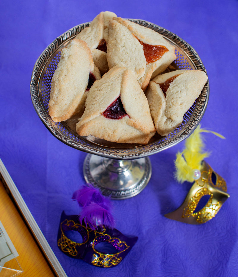 Purim Jelly Beans with Hamantaschen Keepsake Wood Gift Box 3