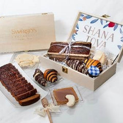 Swerseys Rosh Hashana Gift Chest Honey Cake & Rugelach