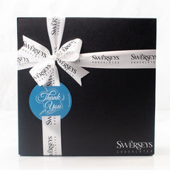 Black Chocolate Thank You Gift Box - Swerseys